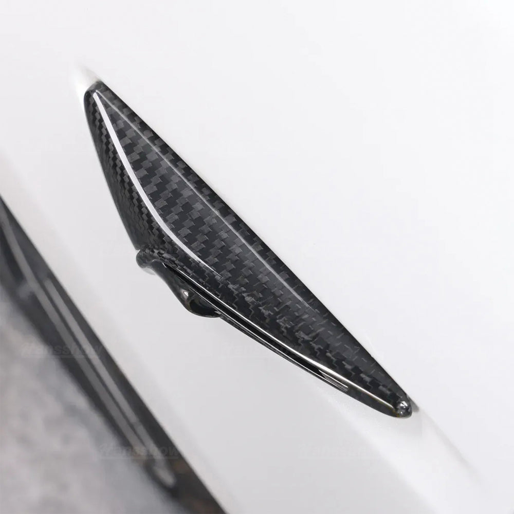 Hautosport Model 3 Highland Leaf Camera Carbon Fiber Full Coverage Sticker Kit For Tesla