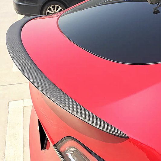 Model 3 & Y Spoiler Real Carbon Fiber Trunk Lip Performance Wing