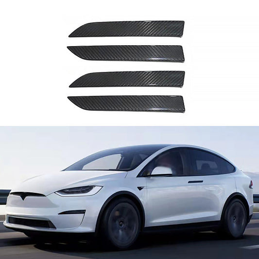 Model X Real Carbon Fiber Door Handle Cover