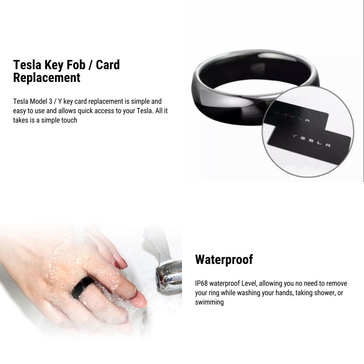 Key Ring for Tesla Model 3 / Y - Tesery Official Store