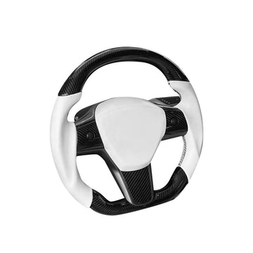 Model 3 / Y Sport Round Carbon Fiber Steering wheel