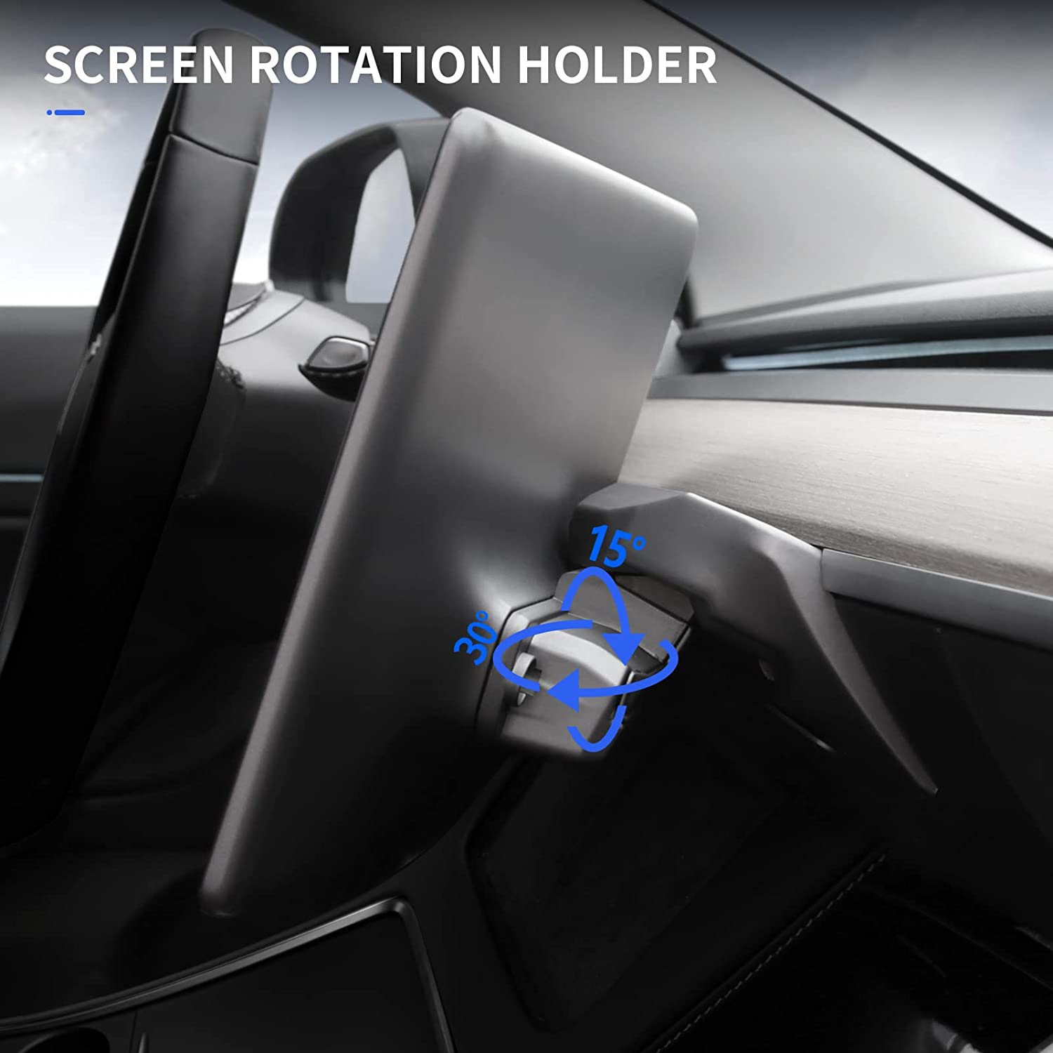 Hautosport Model 3/Y Dashboard Touch Screen Swiveling Mount kite